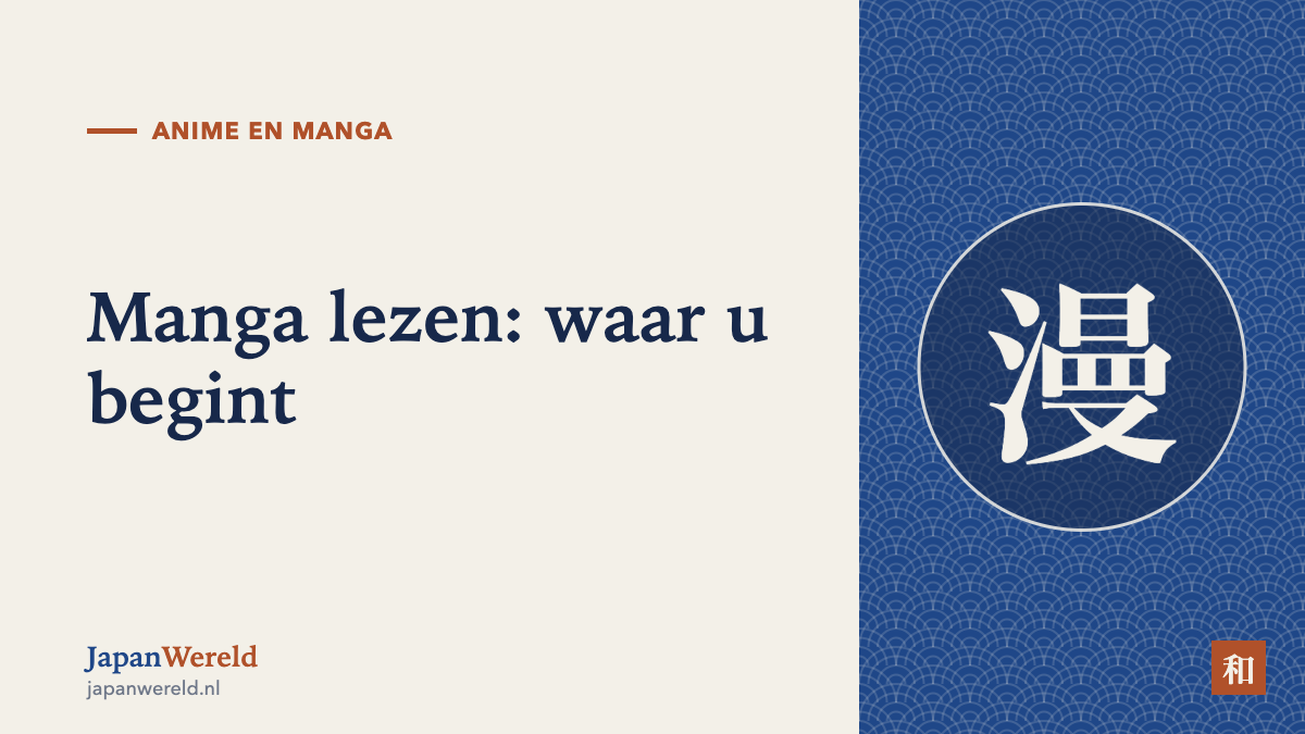 Rechts boven begint het Vier panelen met de leesrichting van rechts naar links