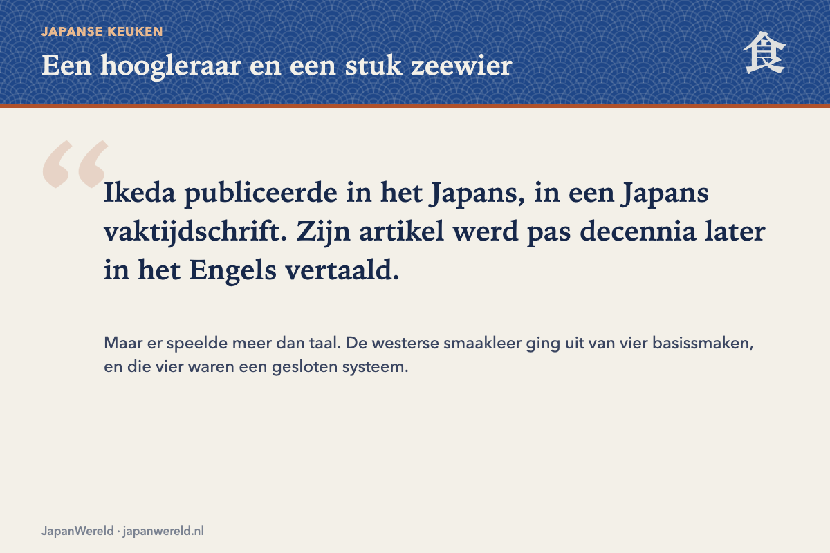De vijf basissmaken radiaal, met de jaartallen erbij